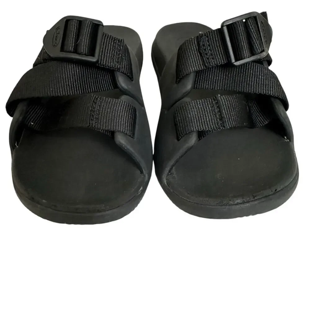Chaco Chillos Slide Sandal Kids Size 1 Black